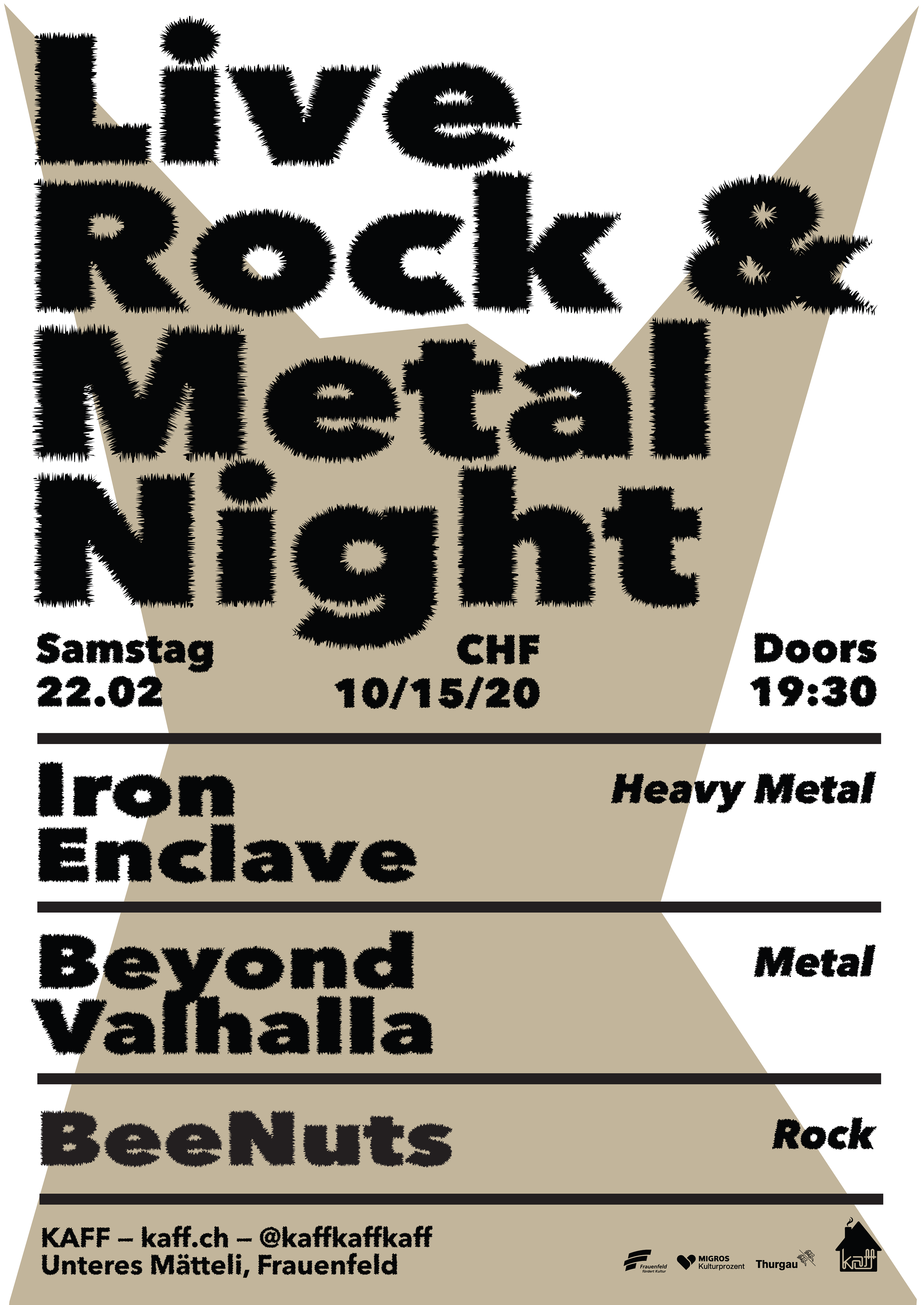 Flyer Live Rock & Metal Night